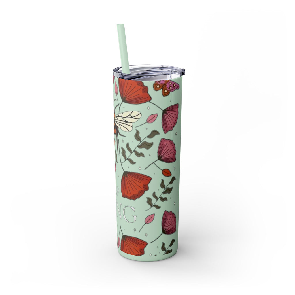 Skinny Tumbler with Straw, 20oz