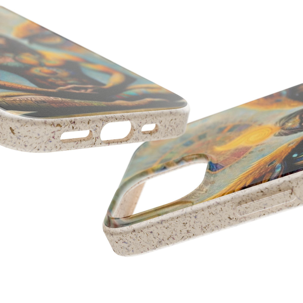 Eco-Friendly Biodegradable Phone Case with Spiritual Design