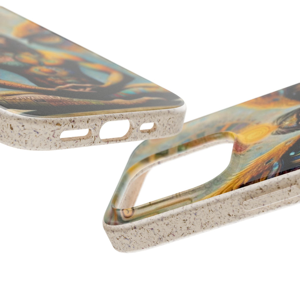 Eco-Friendly Biodegradable Phone Case with Spiritual Design