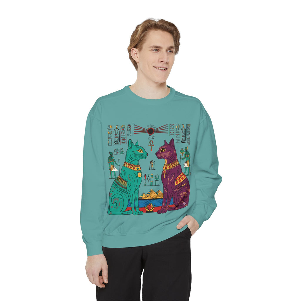 Egyptian cats Sweatshirt