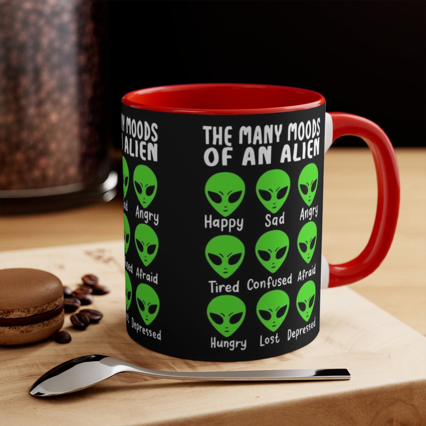 Alien Mug - Funny Gift for Sci-Fi Lovers, Alien Enthusiasts, Unique Coffee Cup, Home Décor, Quirky Kitchenware
