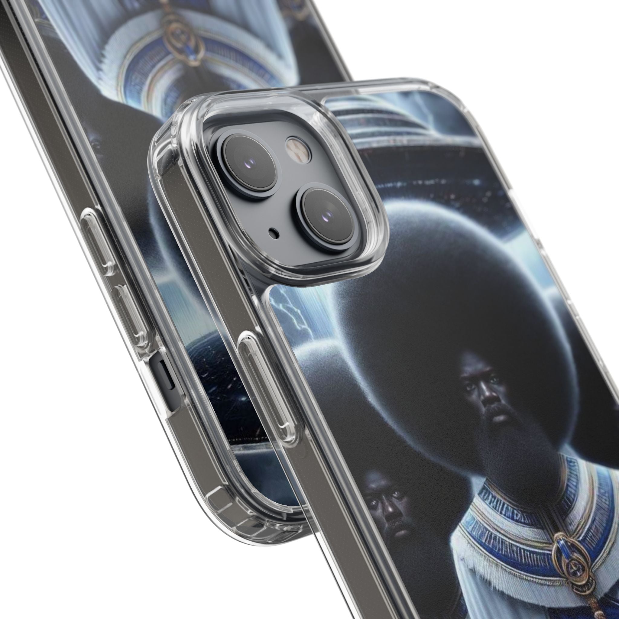 Artistic Clear Phone Cases, Unique Clear Case, Modern Phone Cover, Trendy Phone Case, Phone Accessories, Gift for Him/Her