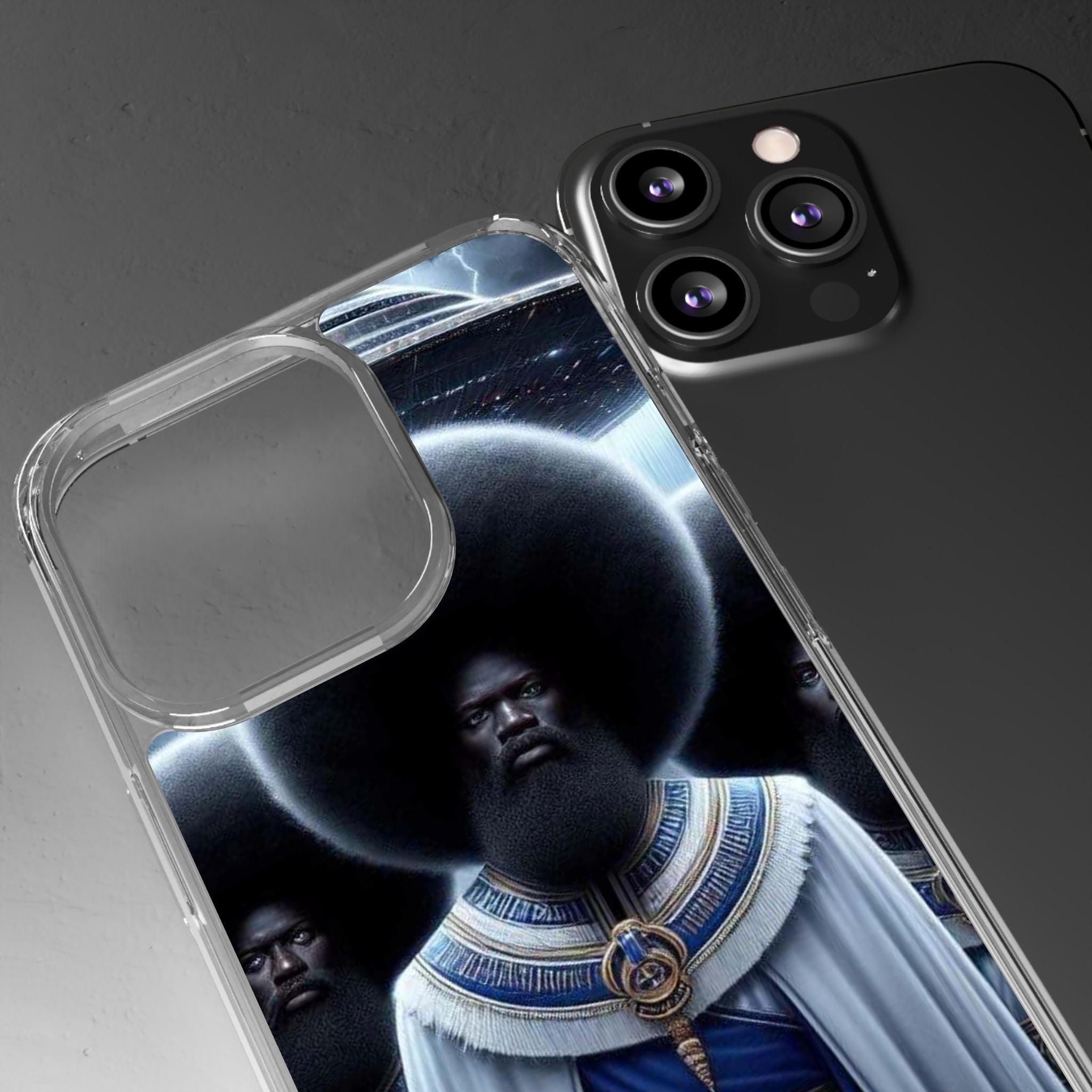 Artistic Clear Phone Cases, Unique Clear Case, Modern Phone Cover, Trendy Phone Case, Phone Accessories, Gift for Him/Her