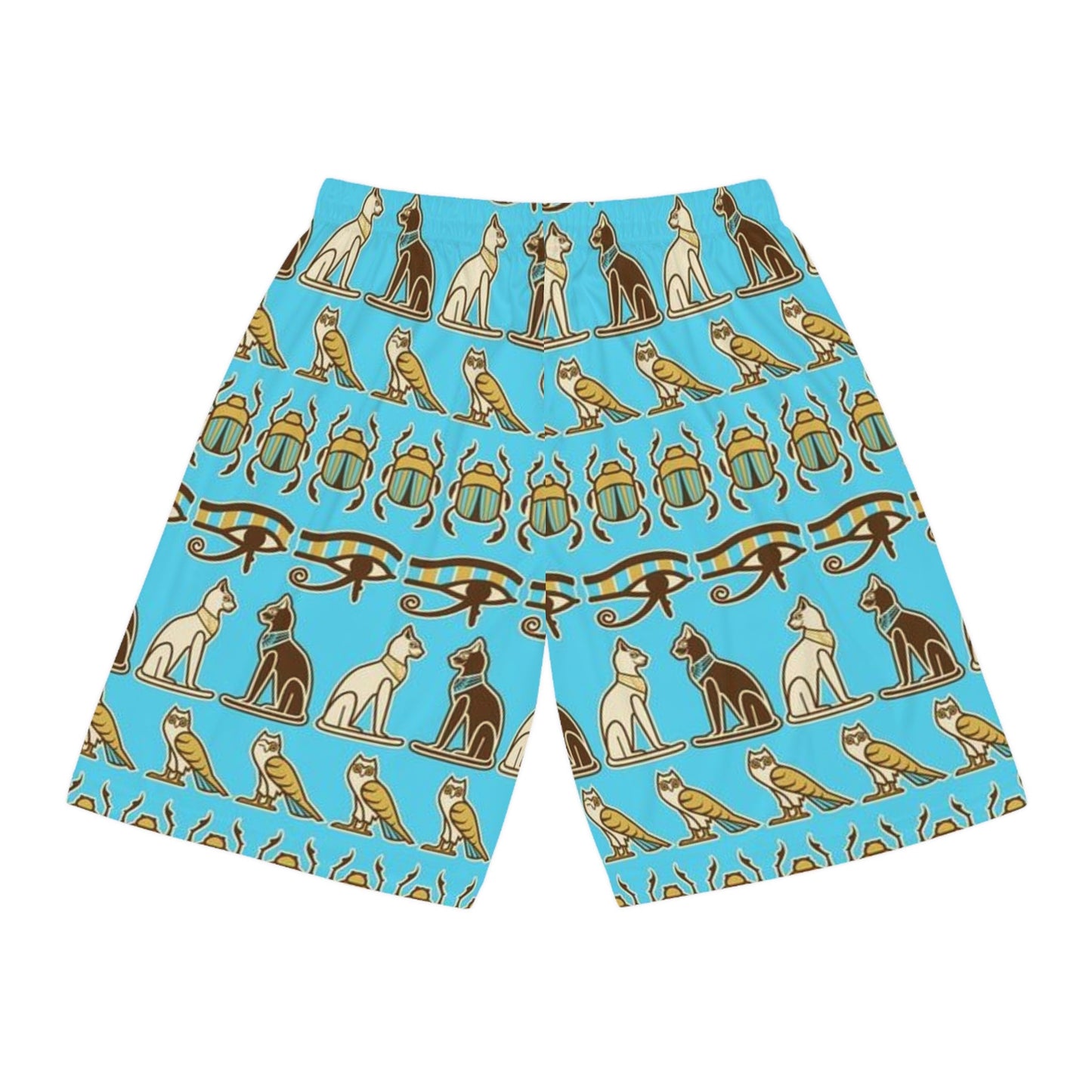 Cat-Themed Basketball Shorts, AOP Athletic Wear, Unique Sports Apparel, Perfect Gift for Cat Lovers, Summer Workout Essentials
