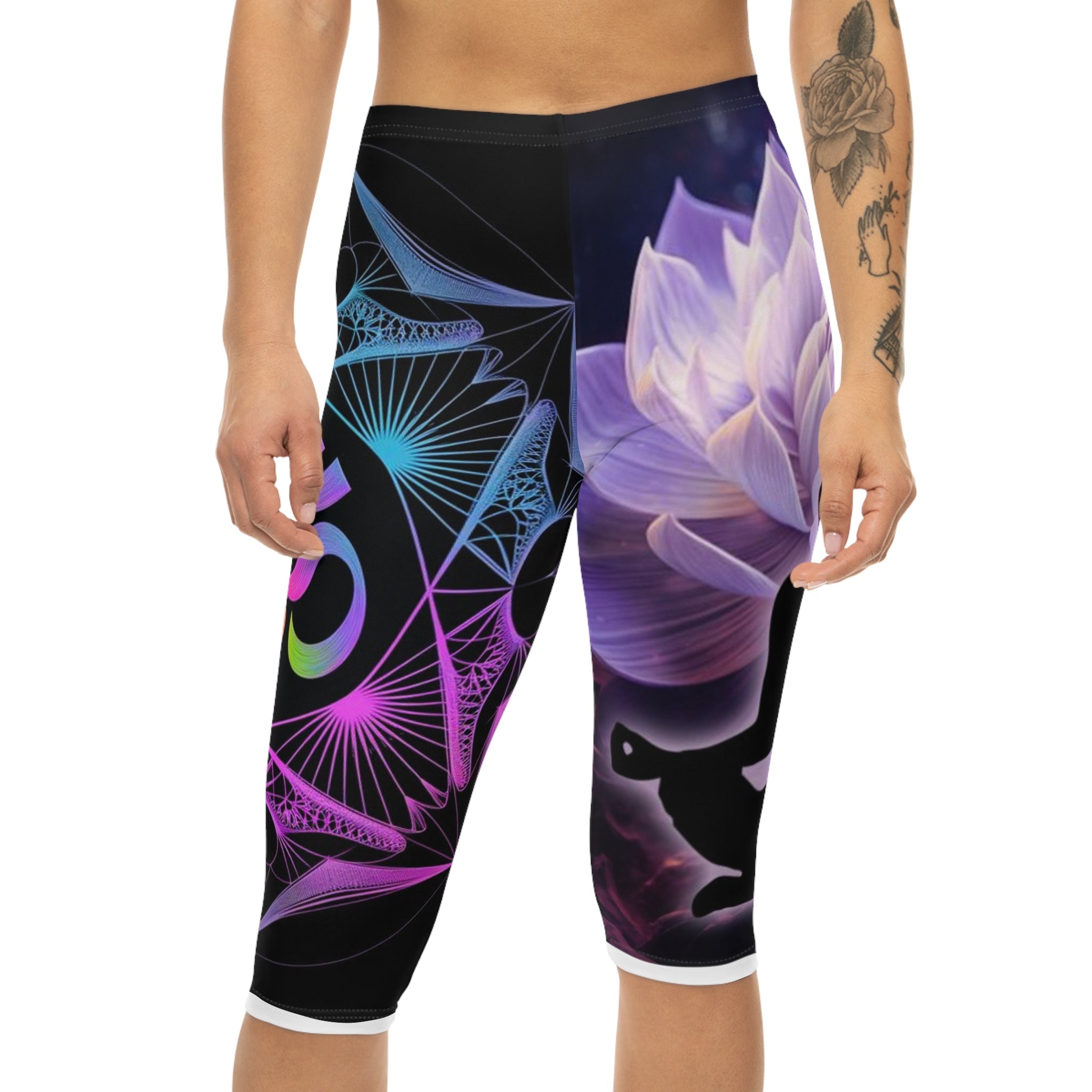 Chakras Capri Leggings (AOP)