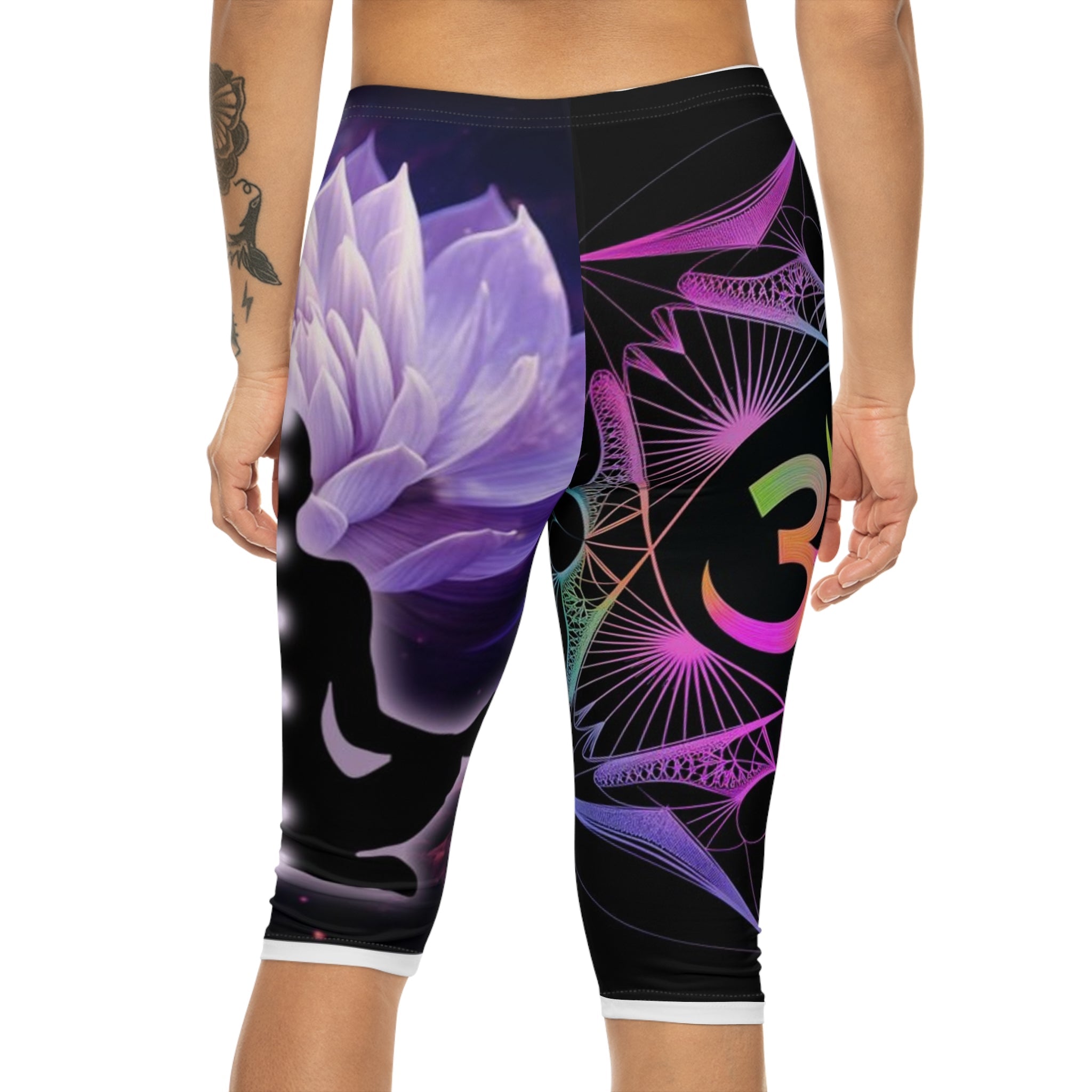 Chakras Capri Leggings (AOP)