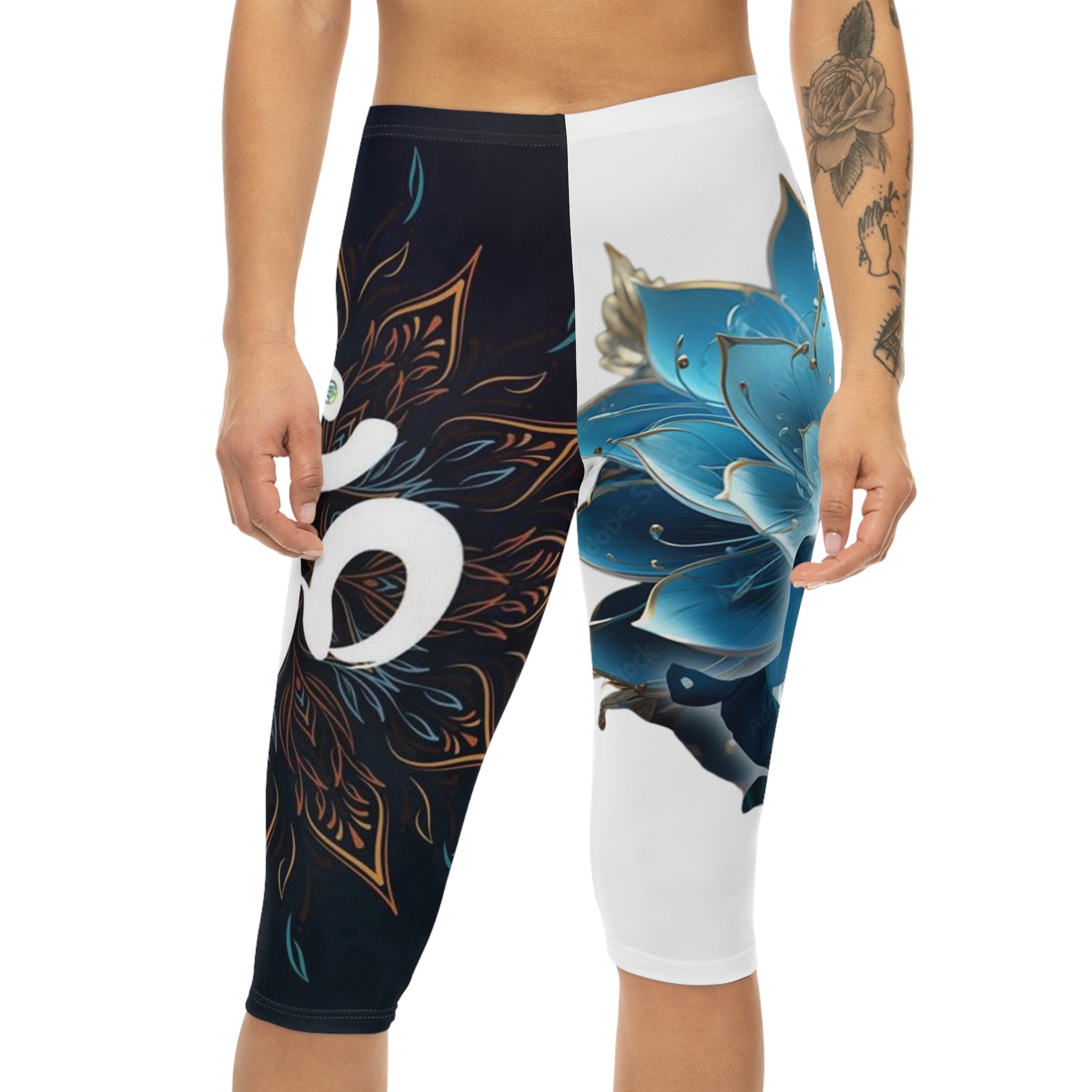 Chakras Capri Leggings Women’s Capri Leggings (AOP)