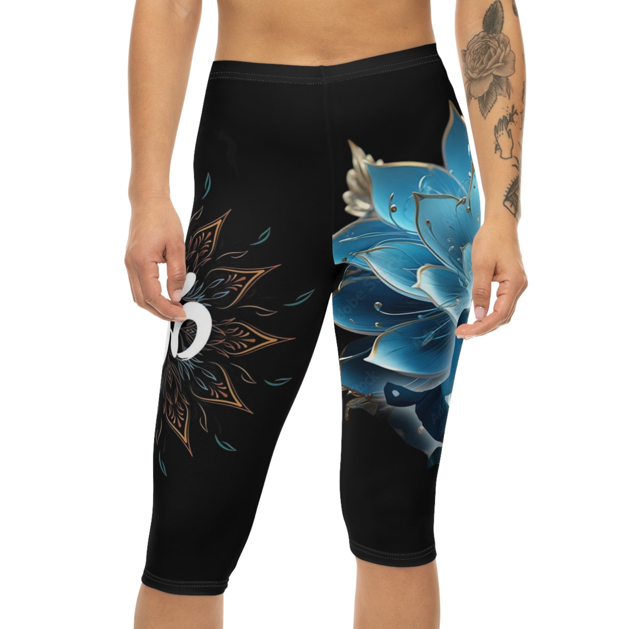 Chakras Capri Leggings Women’s Capri Leggings (AOP)