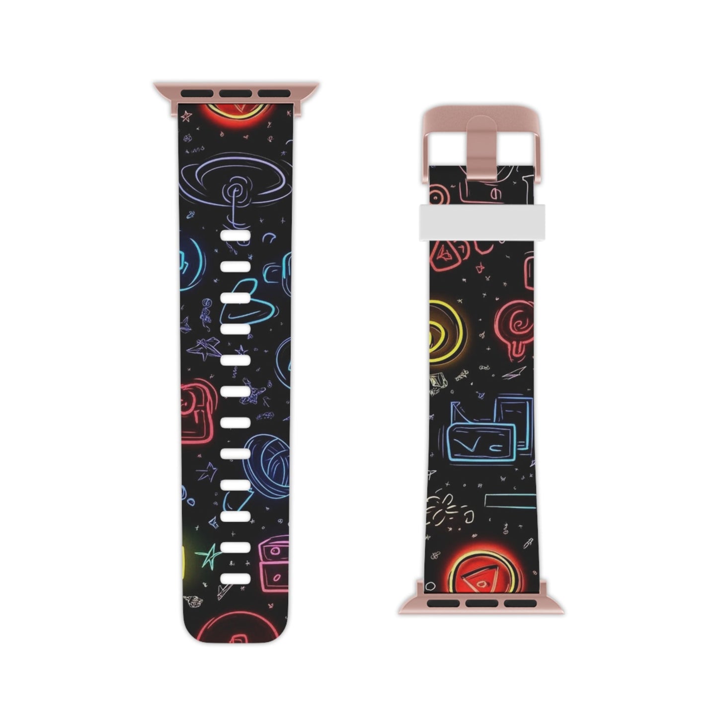 Colorful Apple Watch Band, Stylish Watch Strap, Fun Gift for Tech Lovers, Unique Accessory for Events, Perfect for Daily Wear, Holiday