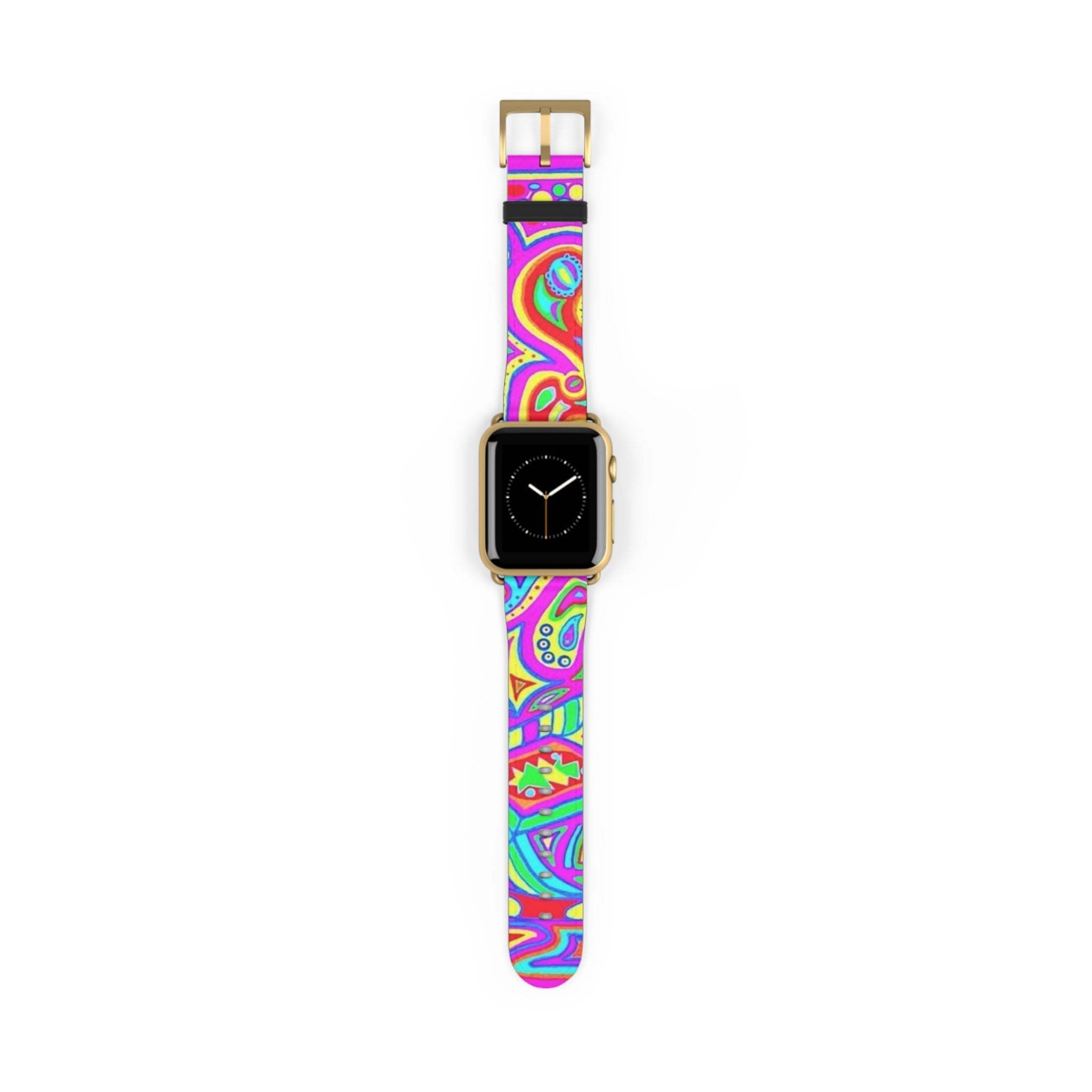 Colorful Bohemian Watch Band, Stylish Smartwatch Strap, Funky Accessory for Festival Lovers, Vibrant Wristband for Everyday Wear, Perfect