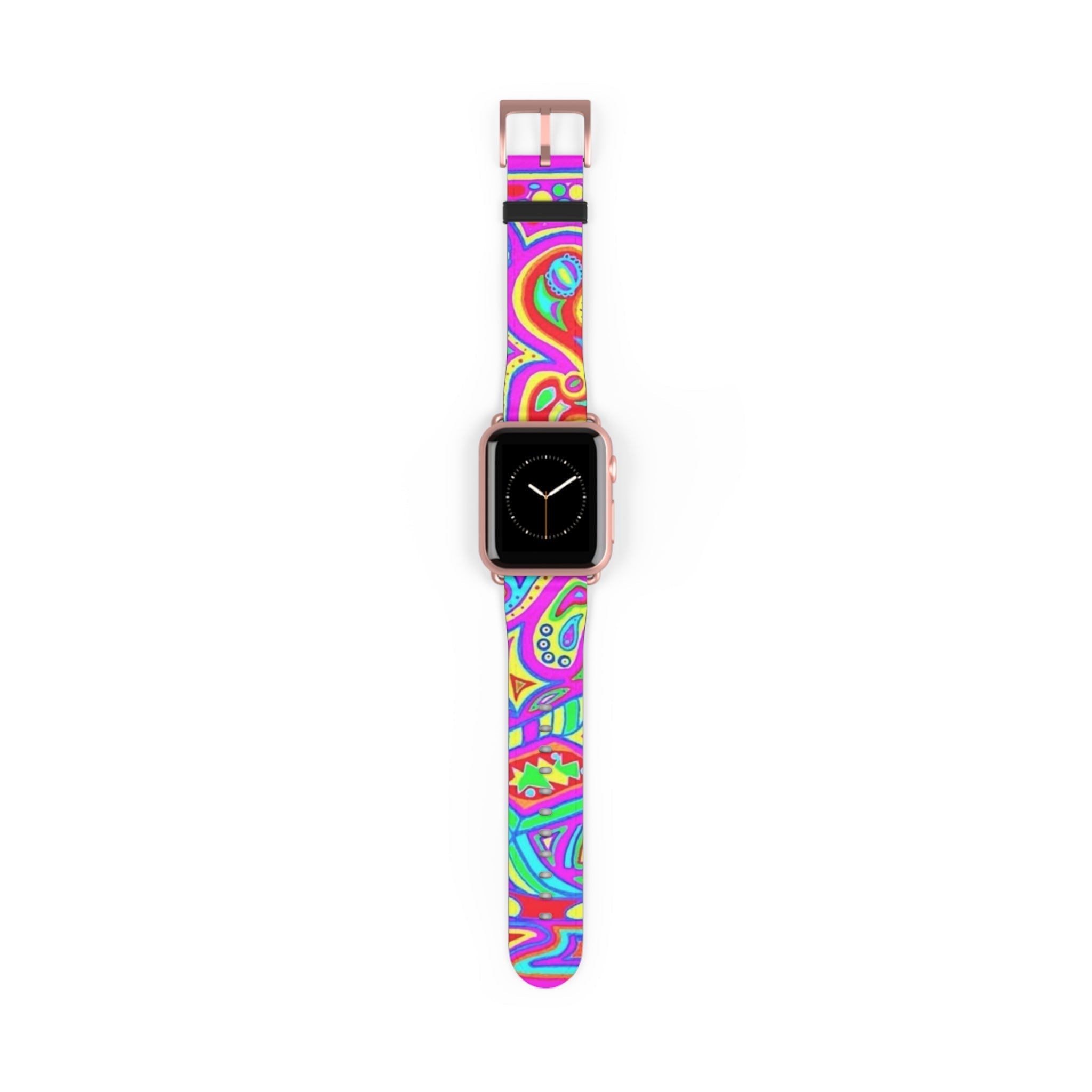 Colorful Bohemian Watch Band, Stylish Smartwatch Strap, Funky Accessory for Festival Lovers, Vibrant Wristband for Everyday Wear, Perfect