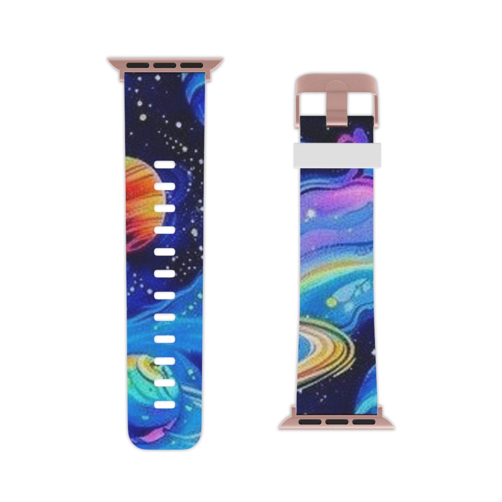 Colorful Galaxy Apple Watch Band, Space Themed Strap, Friendly for Kids & Adults, Perfect Gift for Star Lovers, Unique Accessory