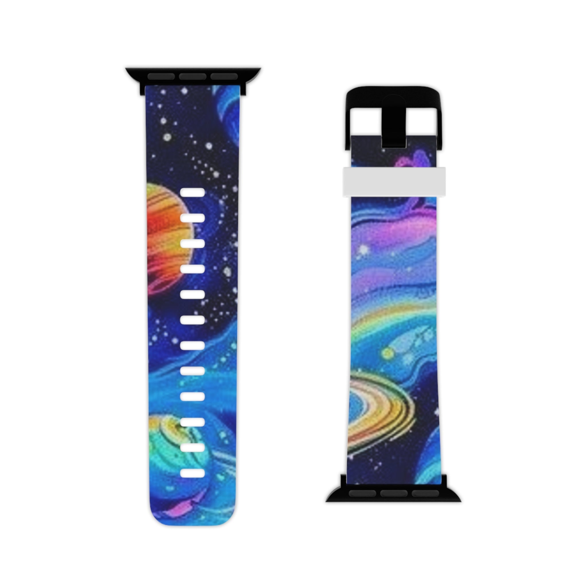 Colorful Galaxy Apple Watch Band, Space Themed Strap, Friendly for Kids & Adults, Perfect Gift for Star Lovers, Unique Accessory
