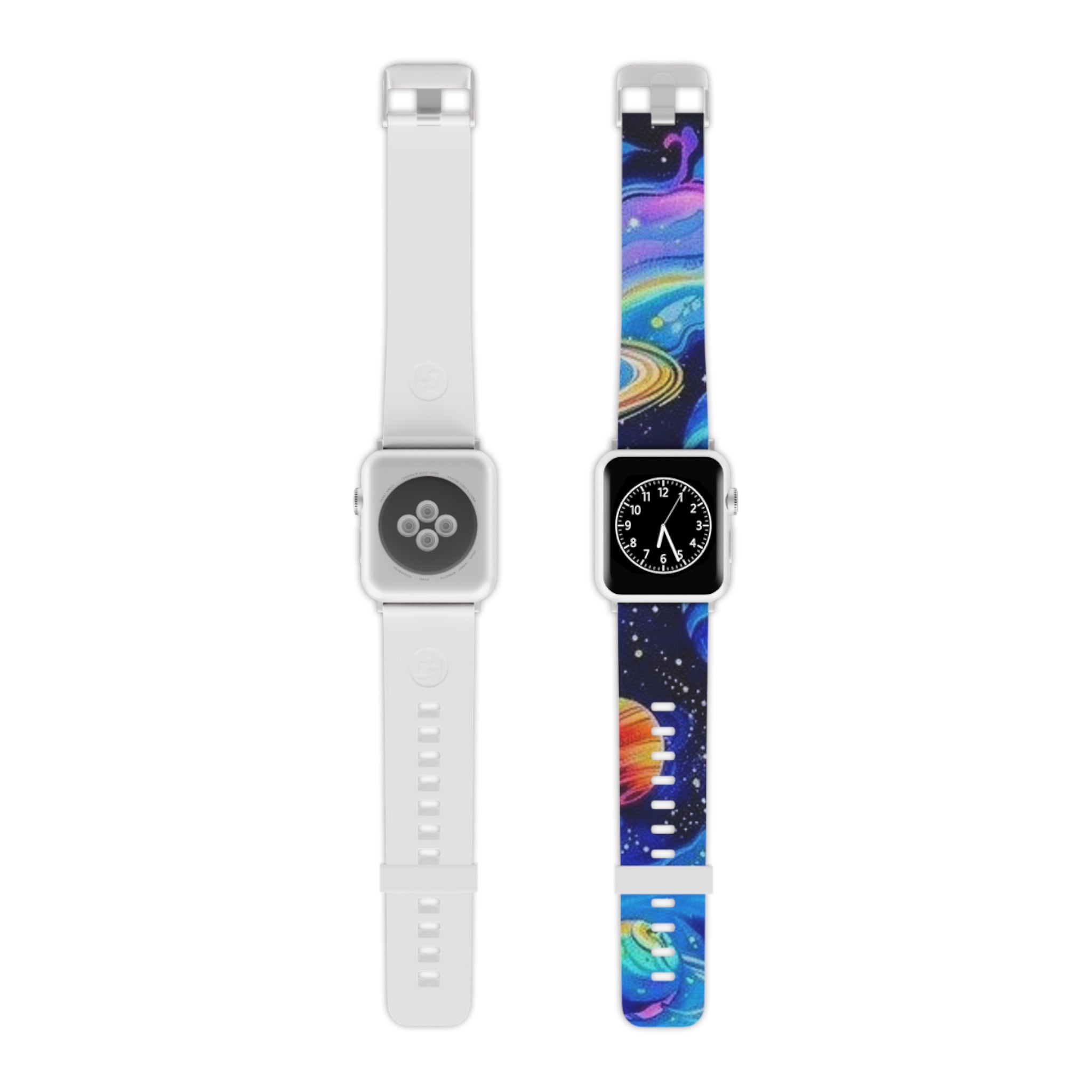 Colorful Galaxy Apple Watch Band, Space Themed Strap, Friendly for Kids & Adults, Perfect Gift for Star Lovers, Unique Accessory