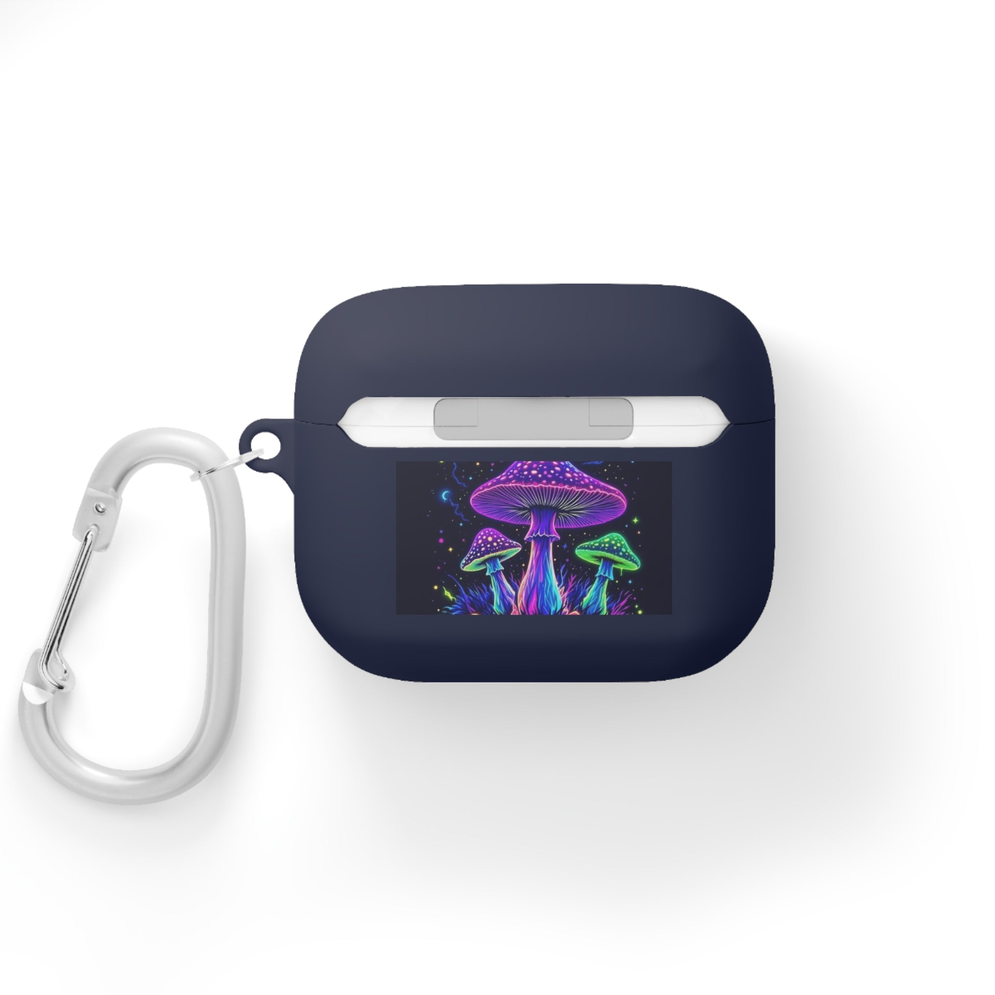 Colorful Mushroom AirPods Case Cover, Unique Gift, Trendy Tech Accessory, Festival Vibes, Artistic Design