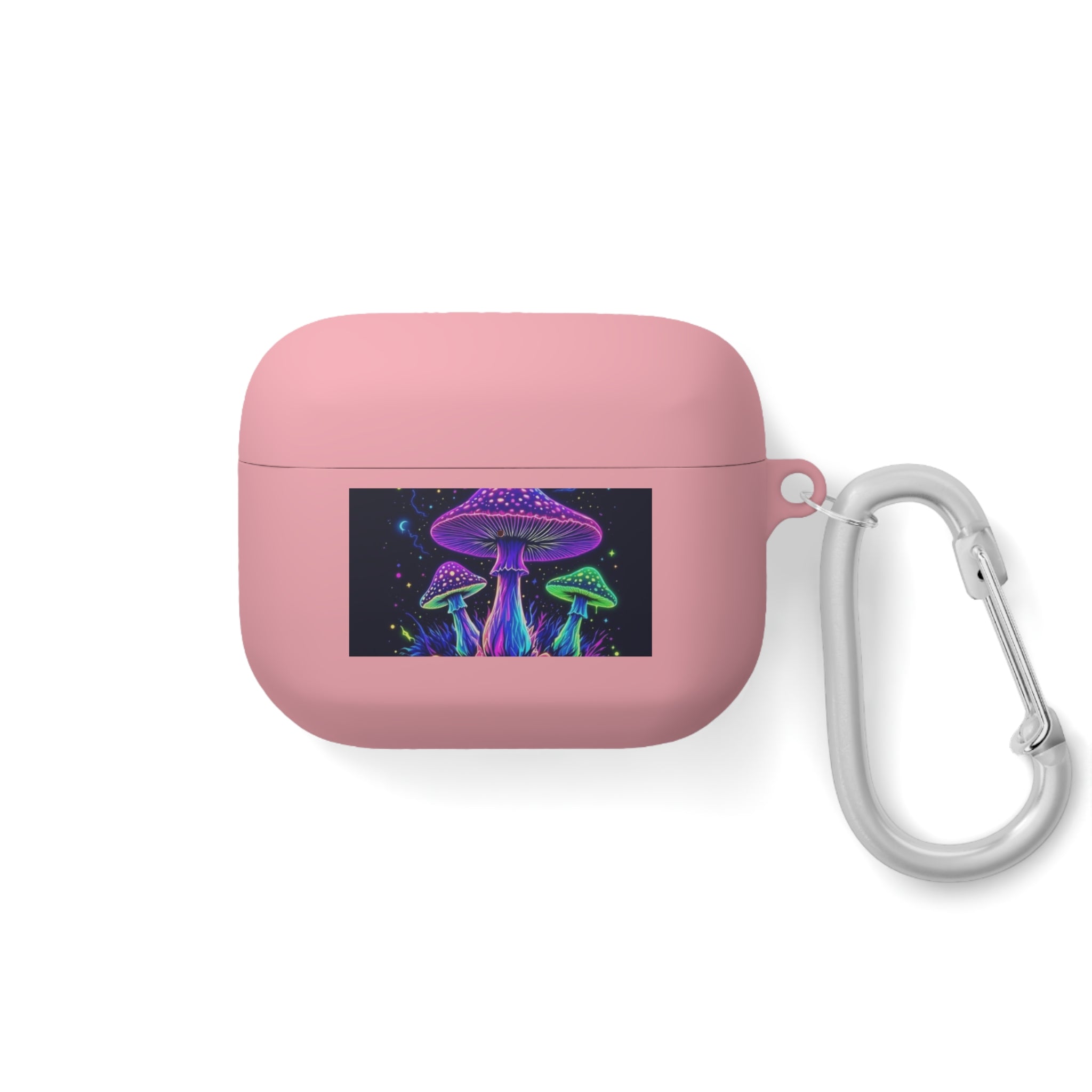 Colorful Mushroom AirPods Case Cover, Unique Gift, Trendy Tech Accessory, Festival Vibes, Artistic Design