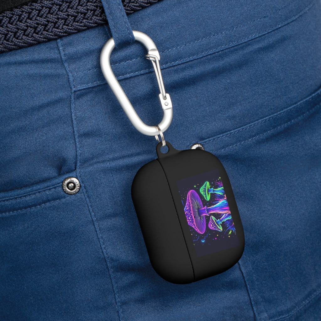 Colorful Mushroom AirPods Case Cover, Unique Gift, Trendy Tech Accessory, Festival Vibes, Artistic Design