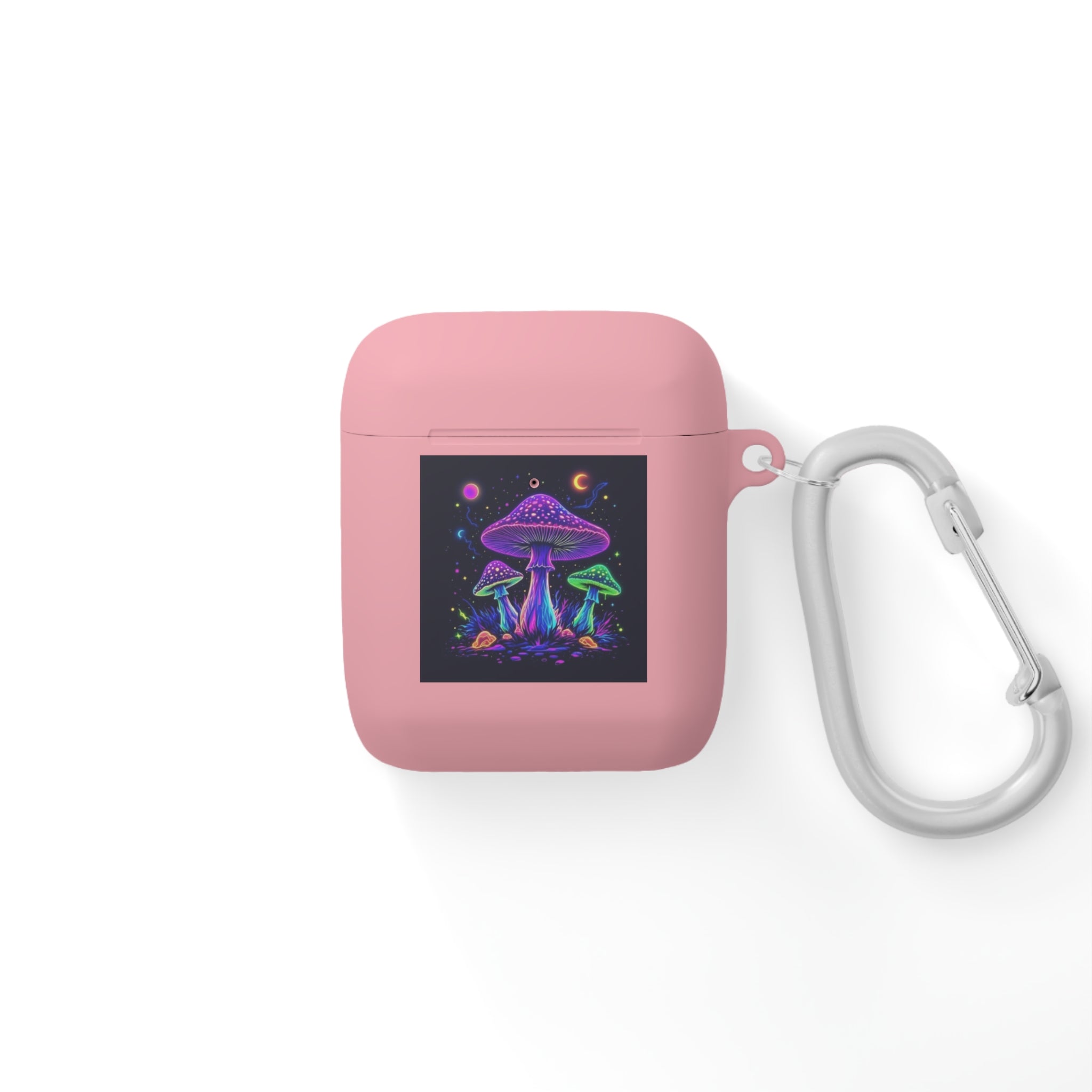 Colorful Mushroom AirPods Case Cover, Unique Gift, Trendy Tech Accessory, Festival Vibes, Artistic Design