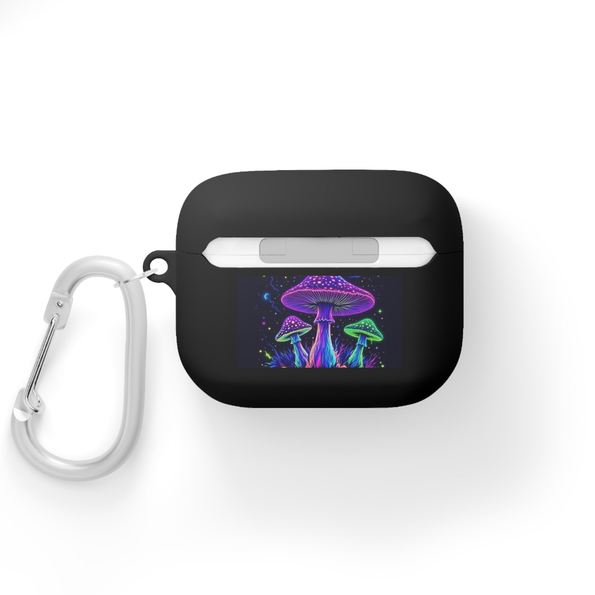 Colorful Mushroom AirPods Case Cover, Unique Gift, Trendy Tech Accessory, Festival Vibes, Artistic Design