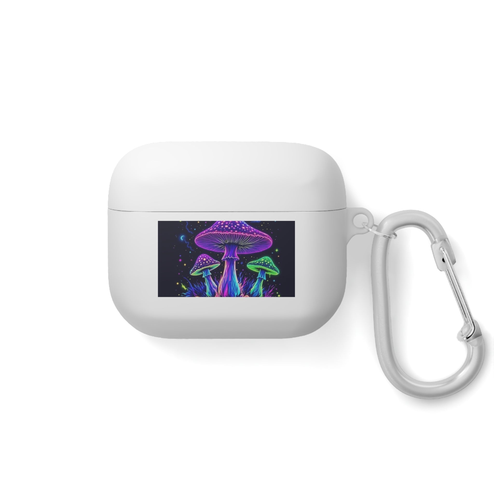Colorful Mushroom AirPods Case Cover, Unique Gift, Trendy Tech Accessory, Festival Vibes, Artistic Design