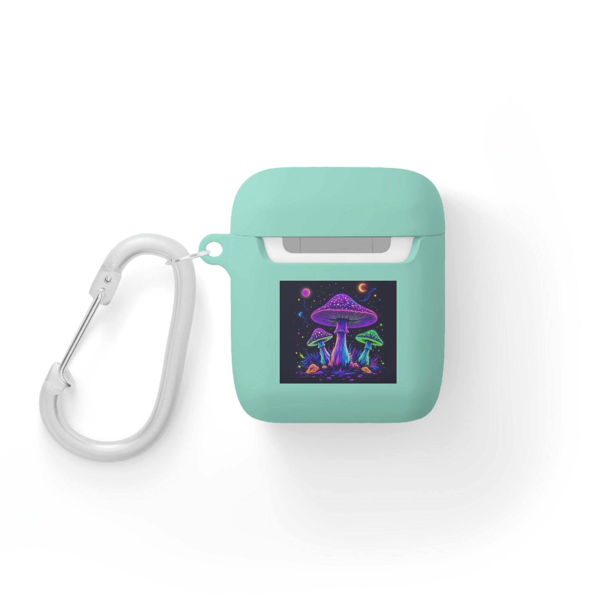 Colorful Mushroom AirPods Case Cover, Unique Gift, Trendy Tech Accessory, Festival Vibes, Artistic Design