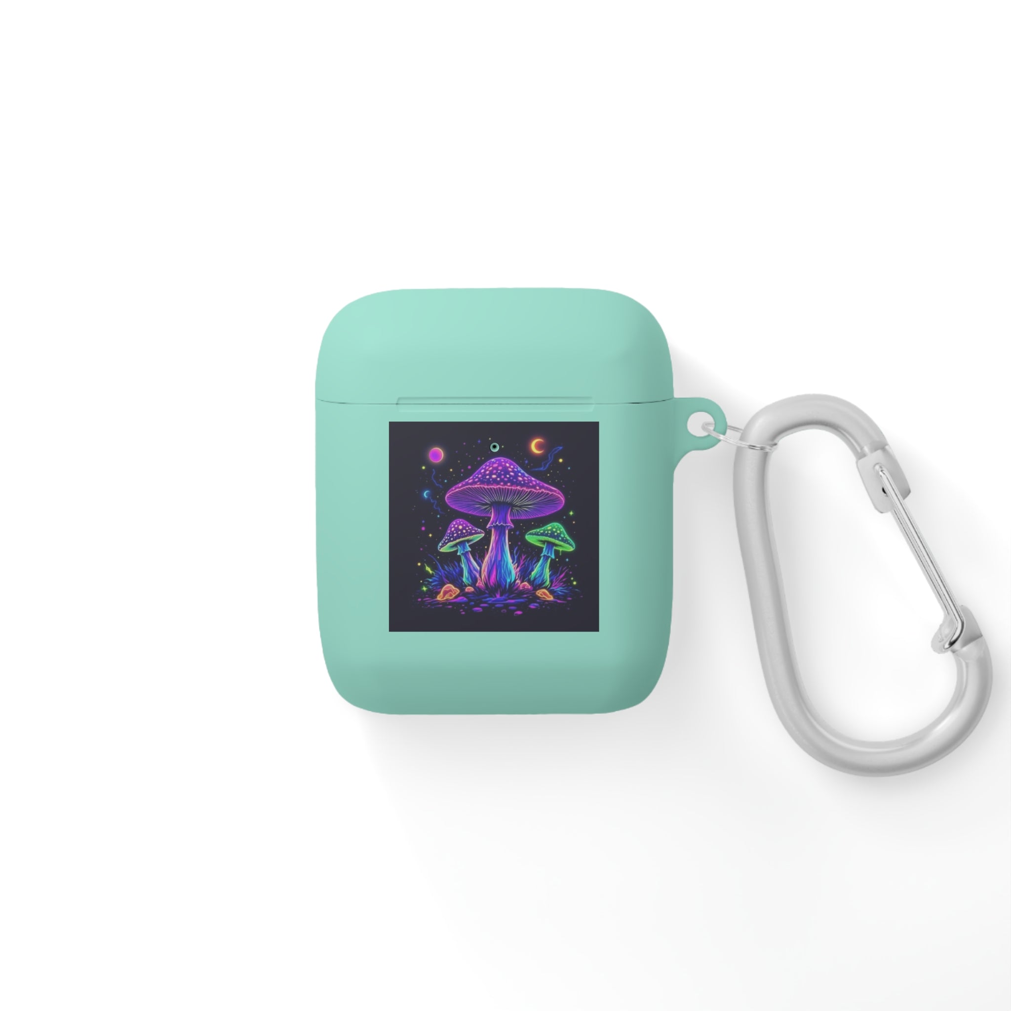Colorful Mushroom AirPods Case Cover, Unique Gift, Trendy Tech Accessory, Festival Vibes, Artistic Design