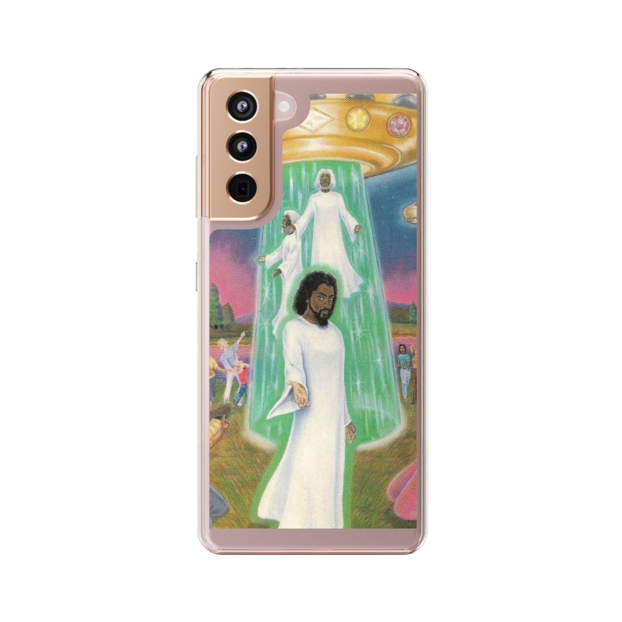 Cosmic Art Phone Case - Vibrant Spiritual Design, Bohemian Phone Cover, Unique Gift for Him/Her, Festival Accessory, Home Decor