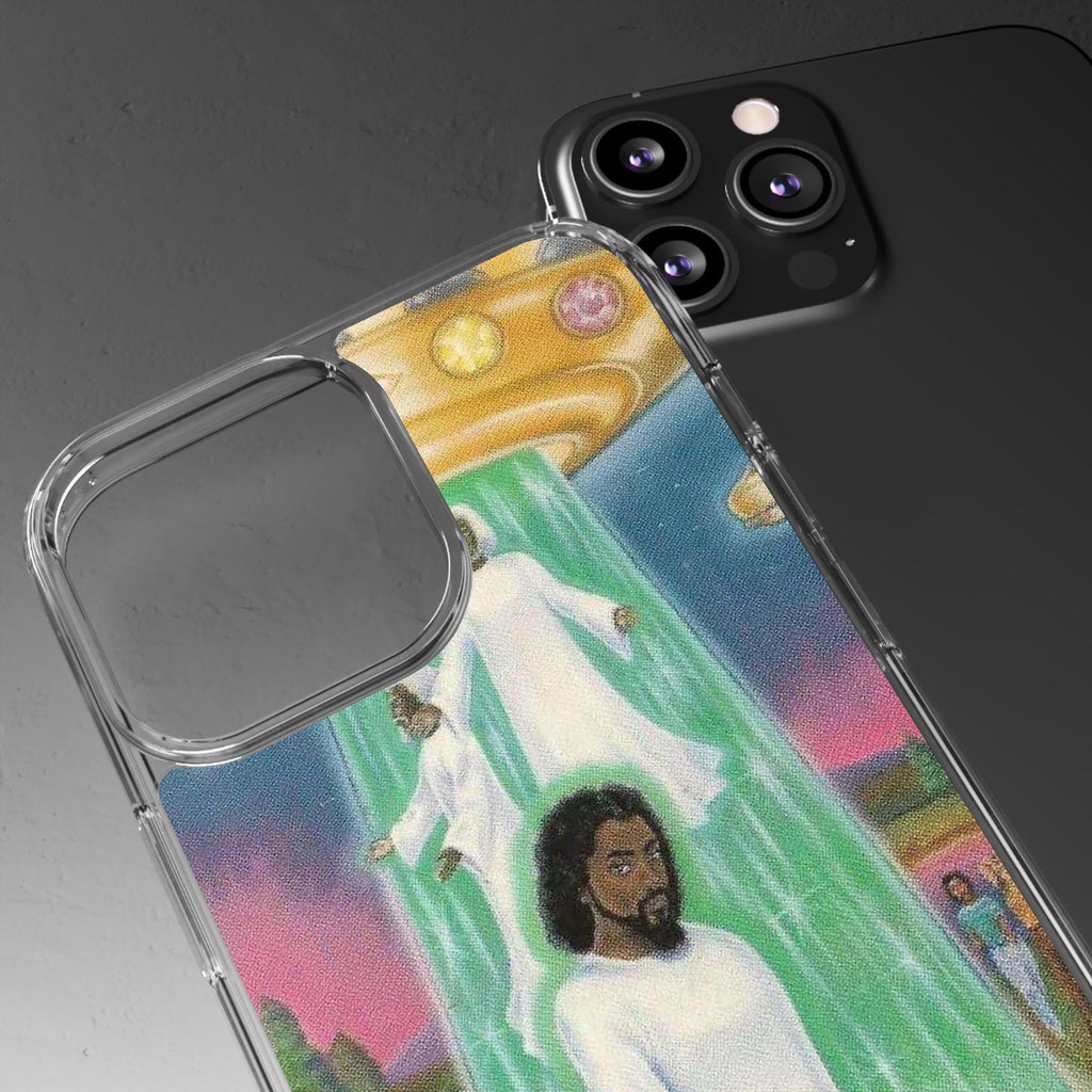 Cosmic Art Phone Case - Vibrant Spiritual Design, Bohemian Phone Cover, Unique Gift for Him/Her, Festival Accessory, Home Decor