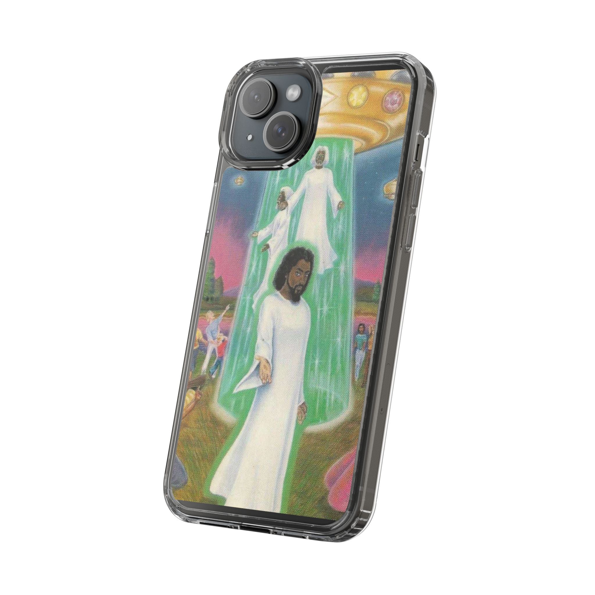 Cosmic Art Phone Case - Vibrant Spiritual Design, Bohemian Phone Cover, Unique Gift for Him/Her, Festival Accessory, Home Decor