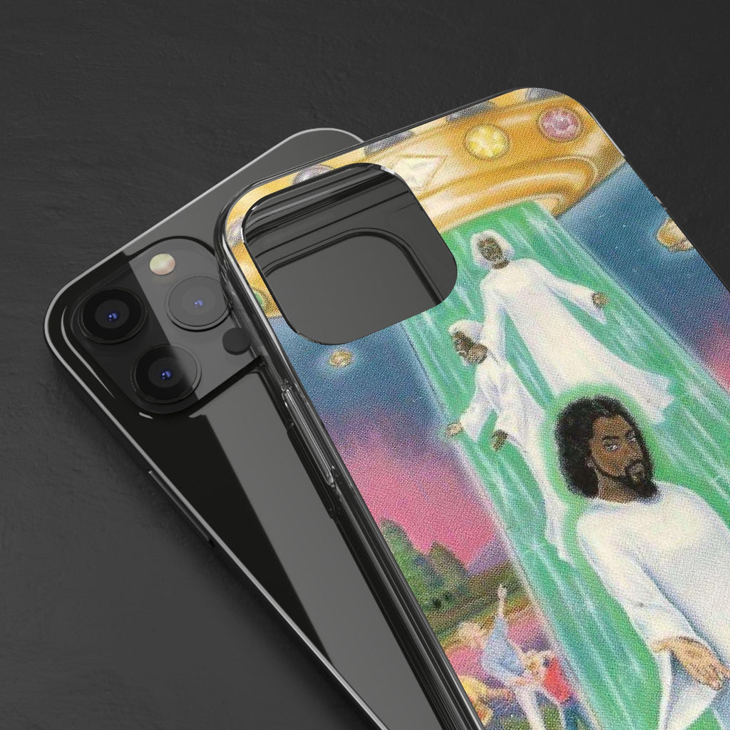 Cosmic Art Phone Case - Vibrant Spiritual Design, Bohemian Phone Cover, Unique Gift for Him/Her, Festival Accessory, Home Decor