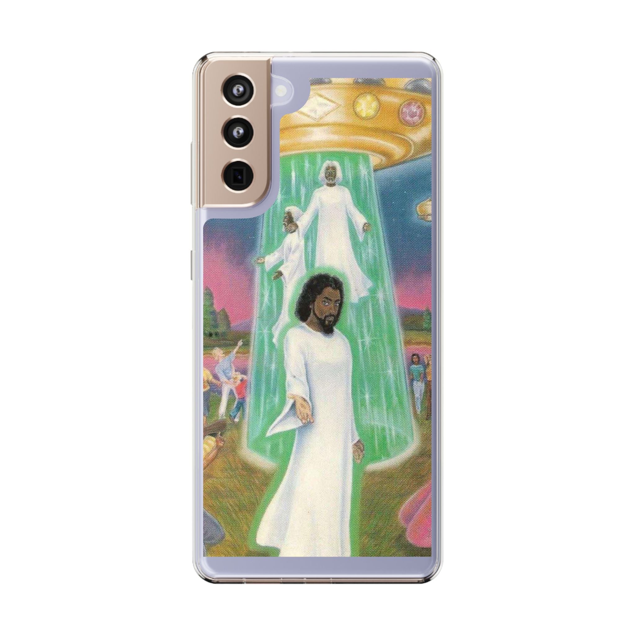 Cosmic Art Phone Case - Vibrant Spiritual Design, Bohemian Phone Cover, Unique Gift for Him/Her, Festival Accessory, Home Decor