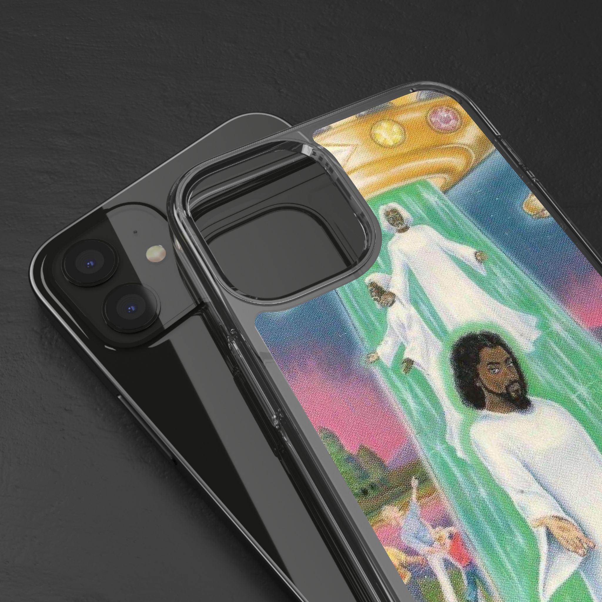 Cosmic Art Phone Case - Vibrant Spiritual Design, Bohemian Phone Cover, Unique Gift for Him/Her, Festival Accessory, Home Decor