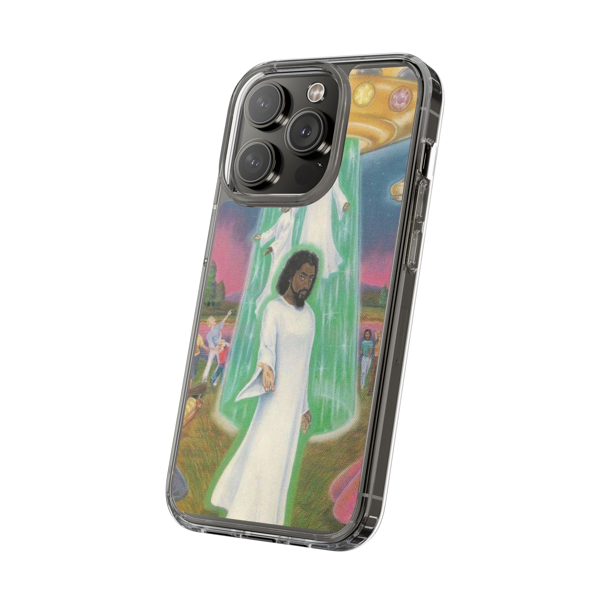 Cosmic Art Phone Case - Vibrant Spiritual Design, Bohemian Phone Cover, Unique Gift for Him/Her, Festival Accessory, Home Decor