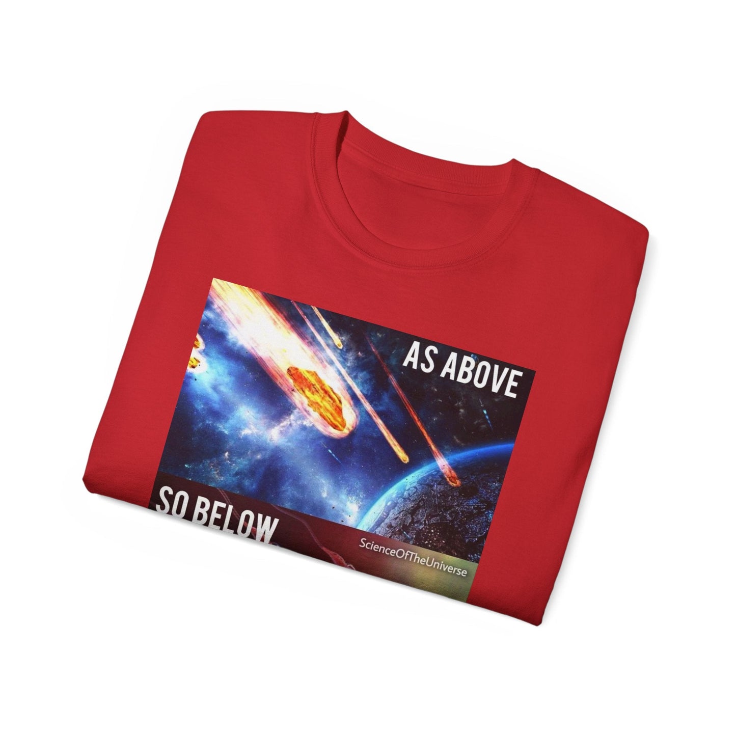 Cosmic Connection Tee - 'As Above, So Below' Unisex Ultra Cotton T-Shirt