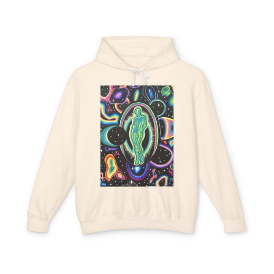 Cosmic Spirit Unisex Lightweight Hooded Sweatshirt