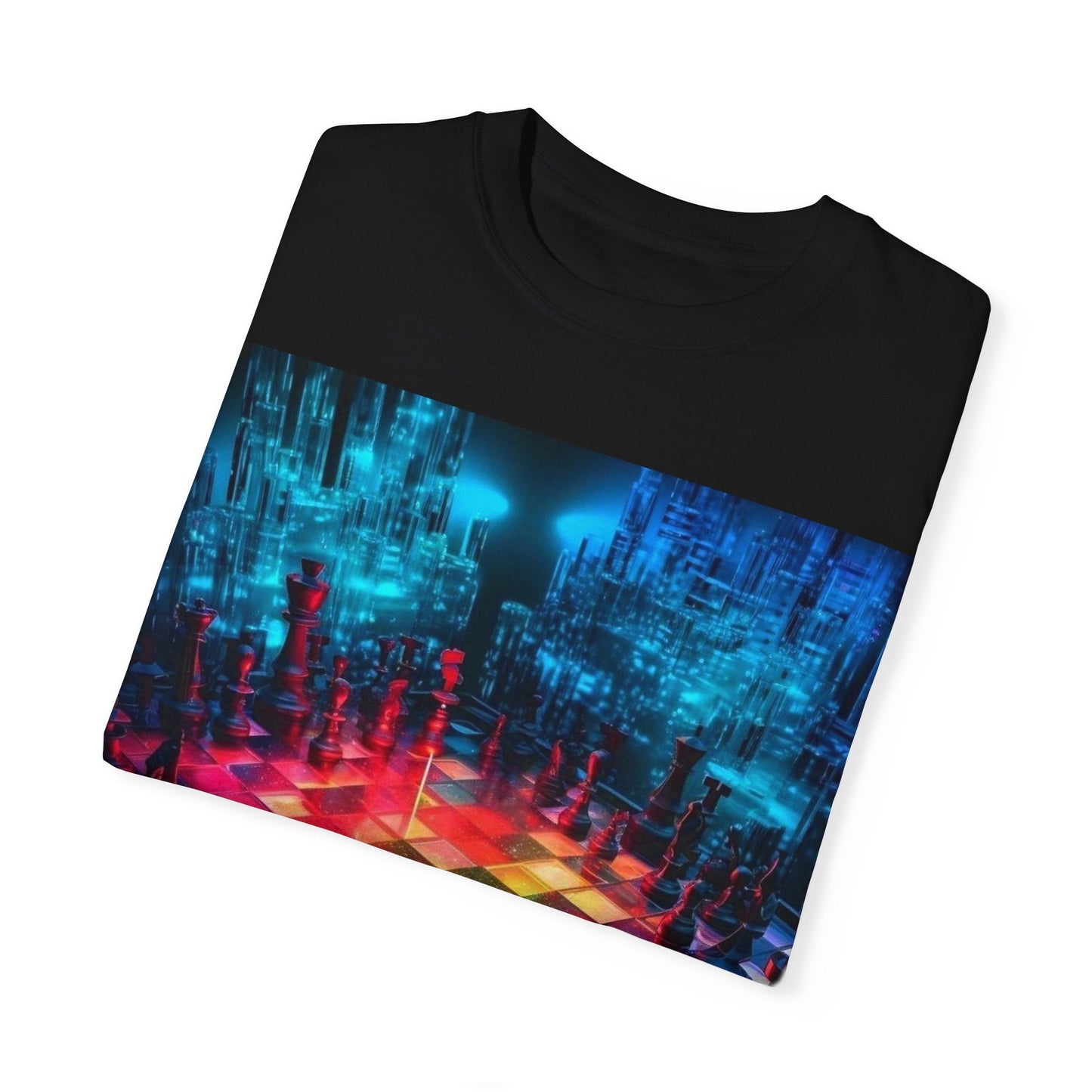Cosmic Timekeeper T-Shirt, Unisex Graphic Tee, Universe Inspired Apparel, Celestial Art Shirt, Gift for Space Lovers, Unique Wearable Art