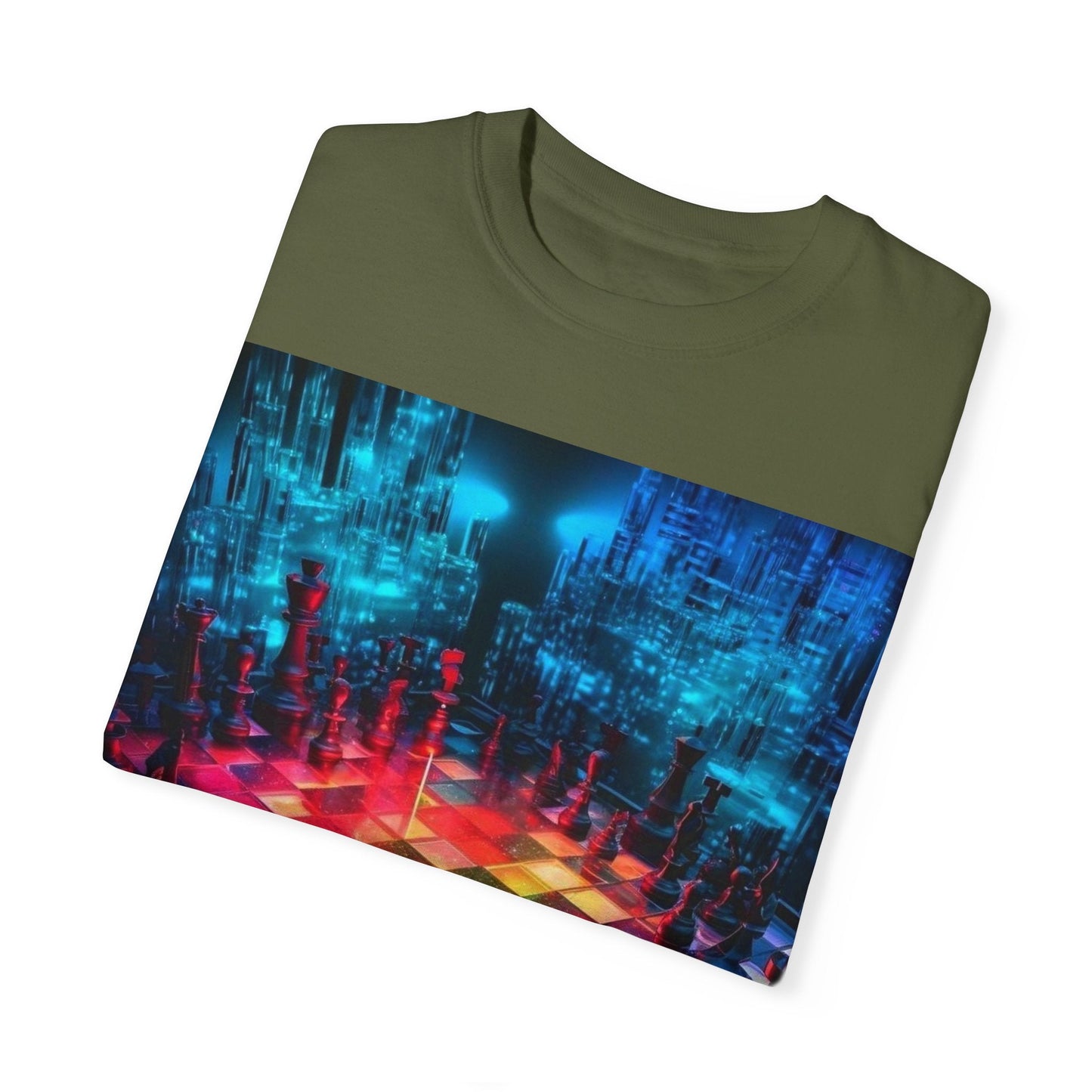 Cosmic Timekeeper T-Shirt, Unisex Graphic Tee, Universe Inspired Apparel, Celestial Art Shirt, Gift for Space Lovers, Unique Wearable Art