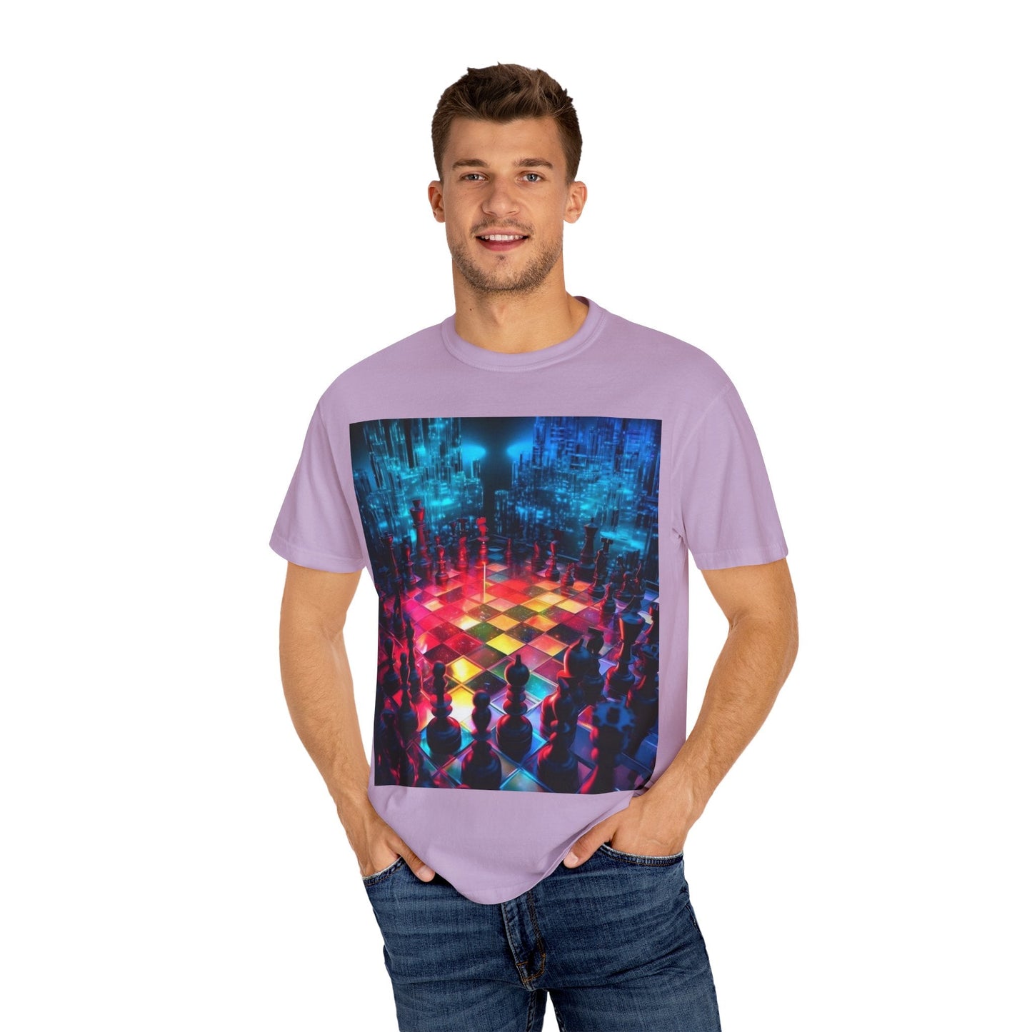 Cosmic Timekeeper T-Shirt, Unisex Graphic Tee, Universe Inspired Apparel, Celestial Art Shirt, Gift for Space Lovers, Unique Wearable Art