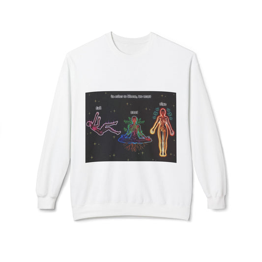 Cosmic Vibes Unisex Fleece Sweatshirt - Explore Your Inner Self