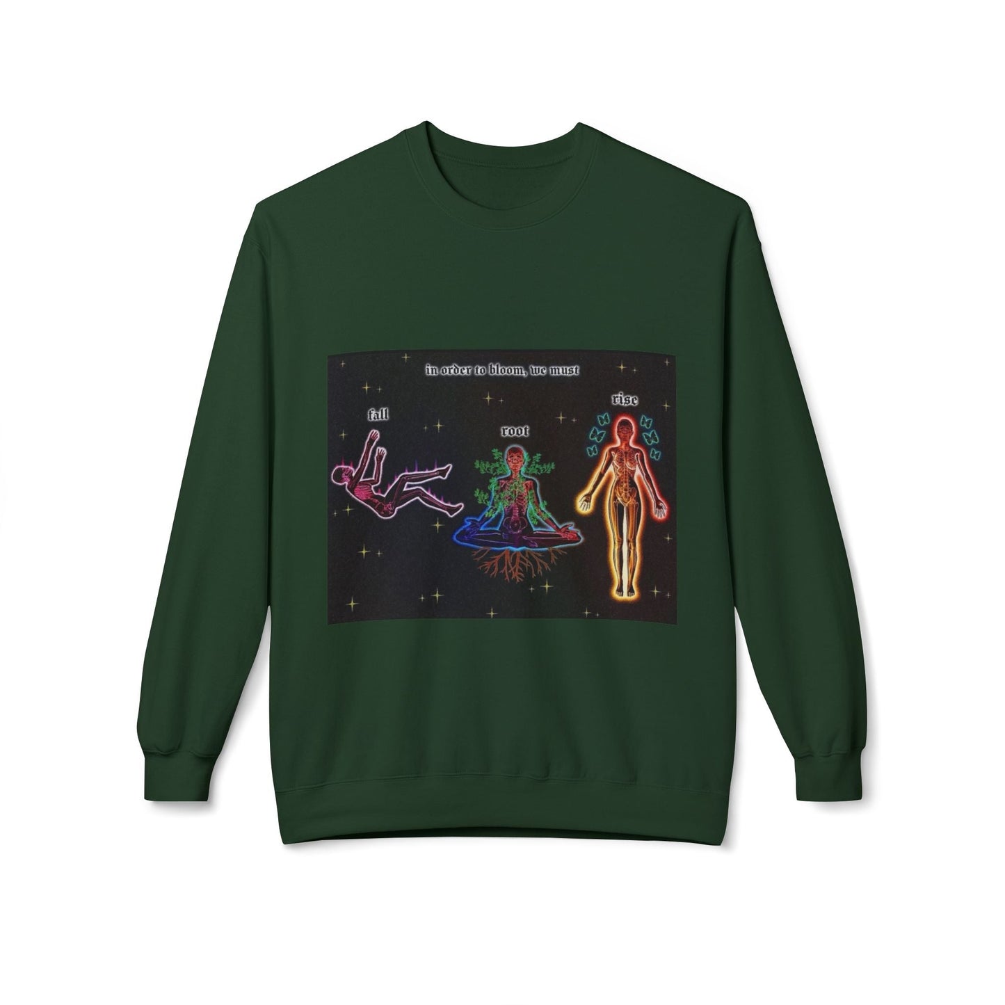 Cosmic Vibes Unisex Fleece Sweatshirt - Explore Your Inner Self