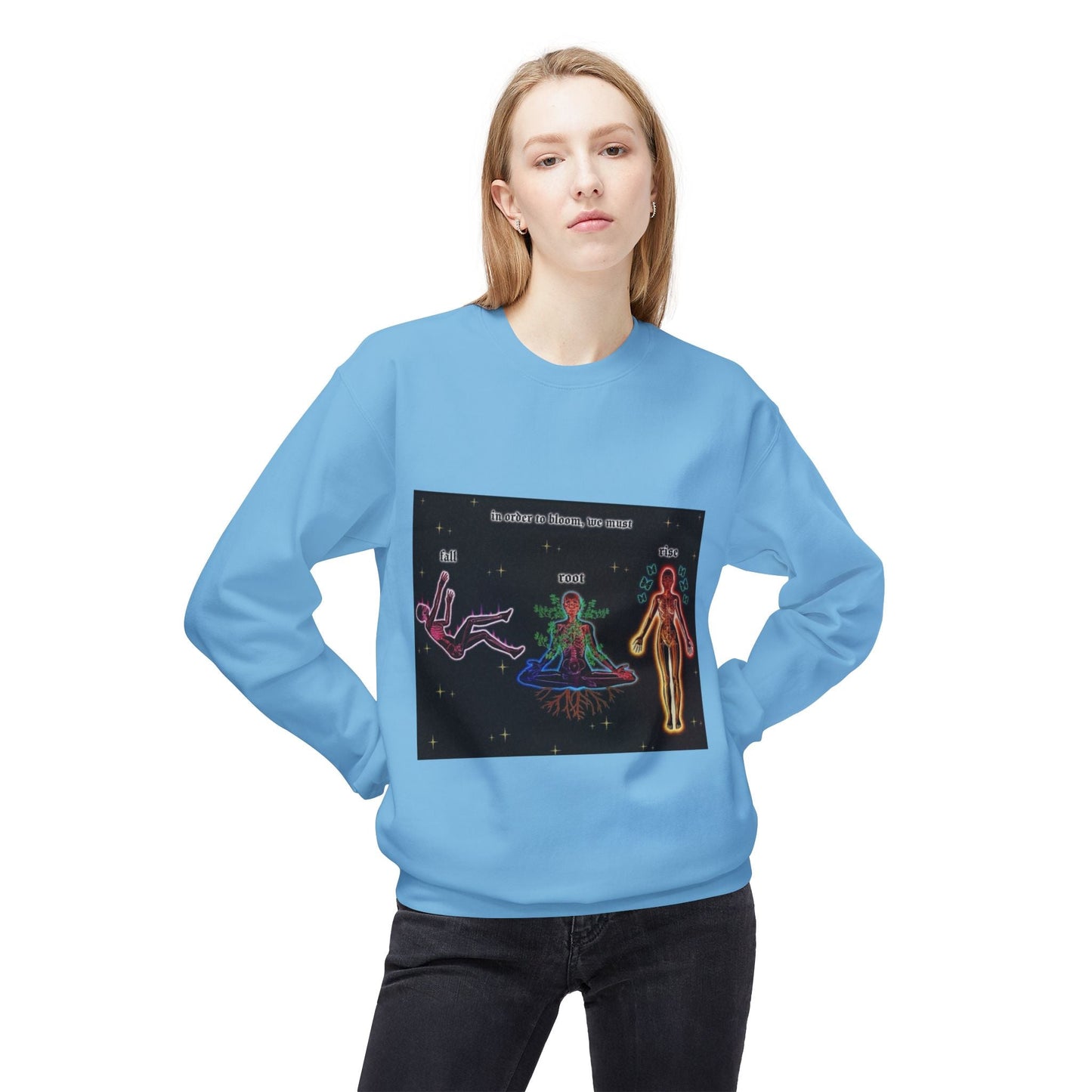 Cosmic Vibes Unisex Fleece Sweatshirt - Explore Your Inner Self
