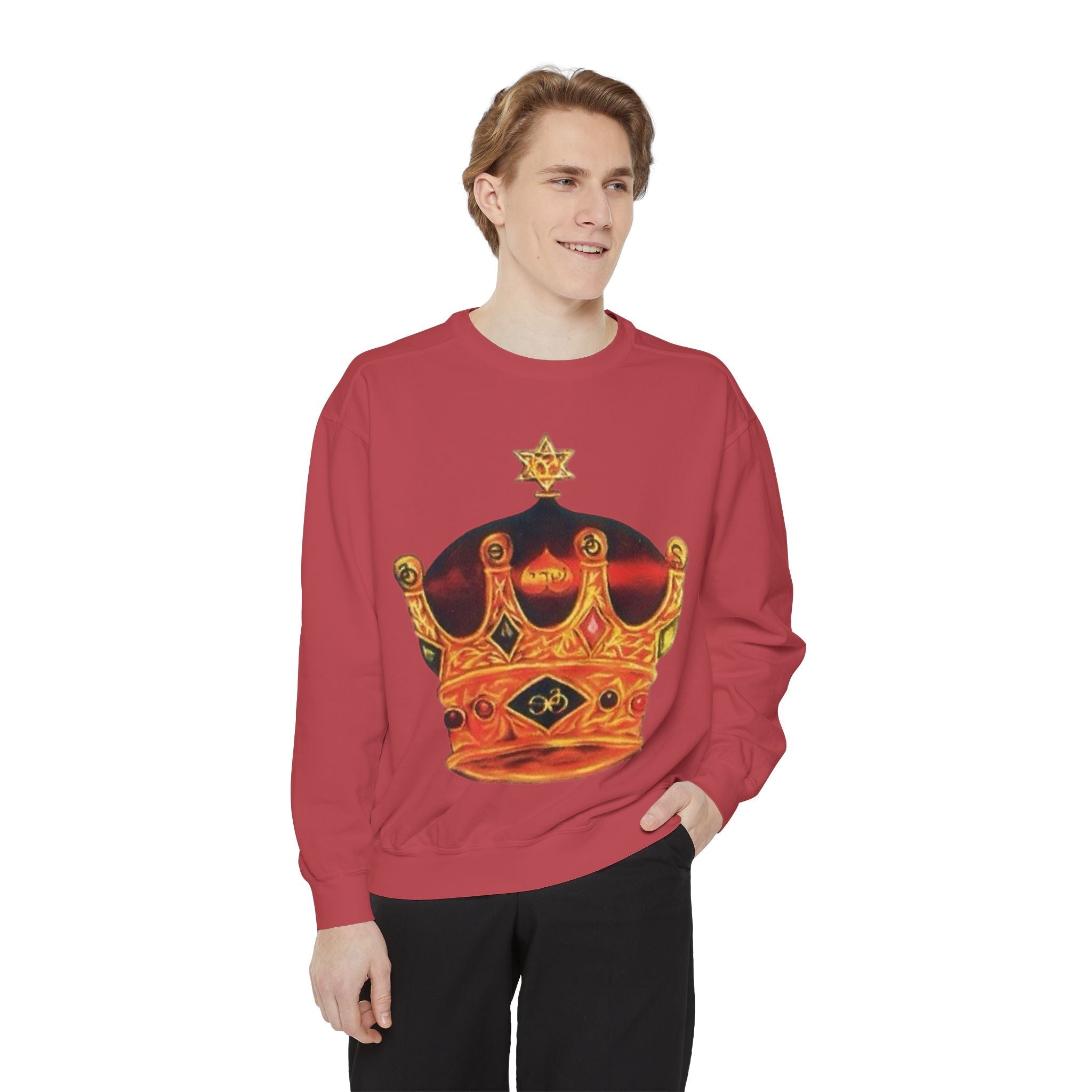 Crown Graphic Unisex Sweatshirt - Stylish & Comfortable