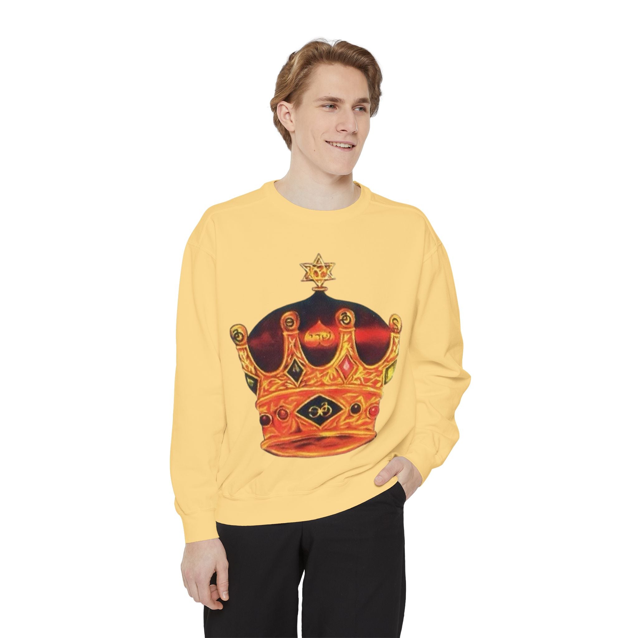 Crown Graphic Unisex Sweatshirt - Stylish & Comfortable