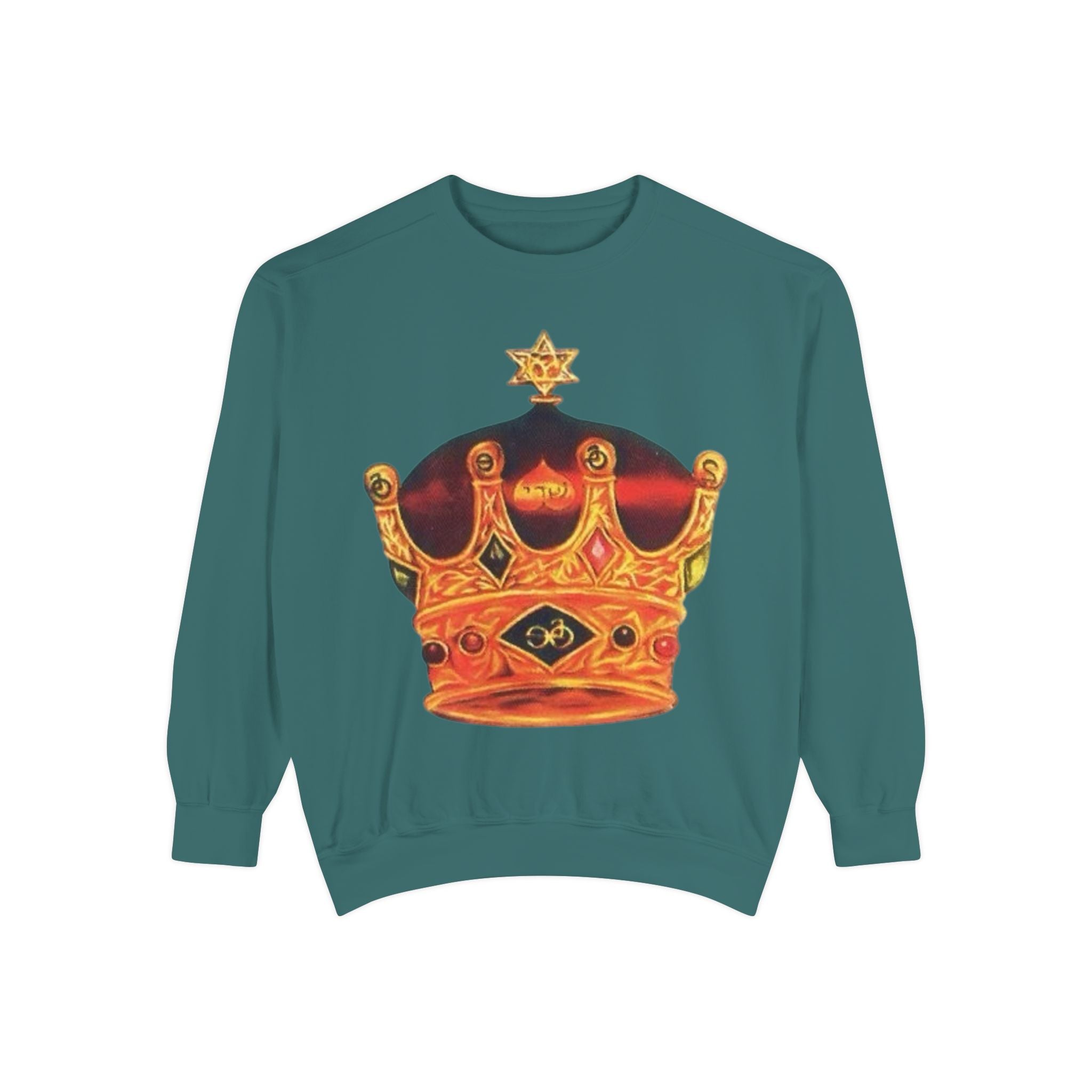 Crown Graphic Unisex Sweatshirt - Stylish & Comfortable