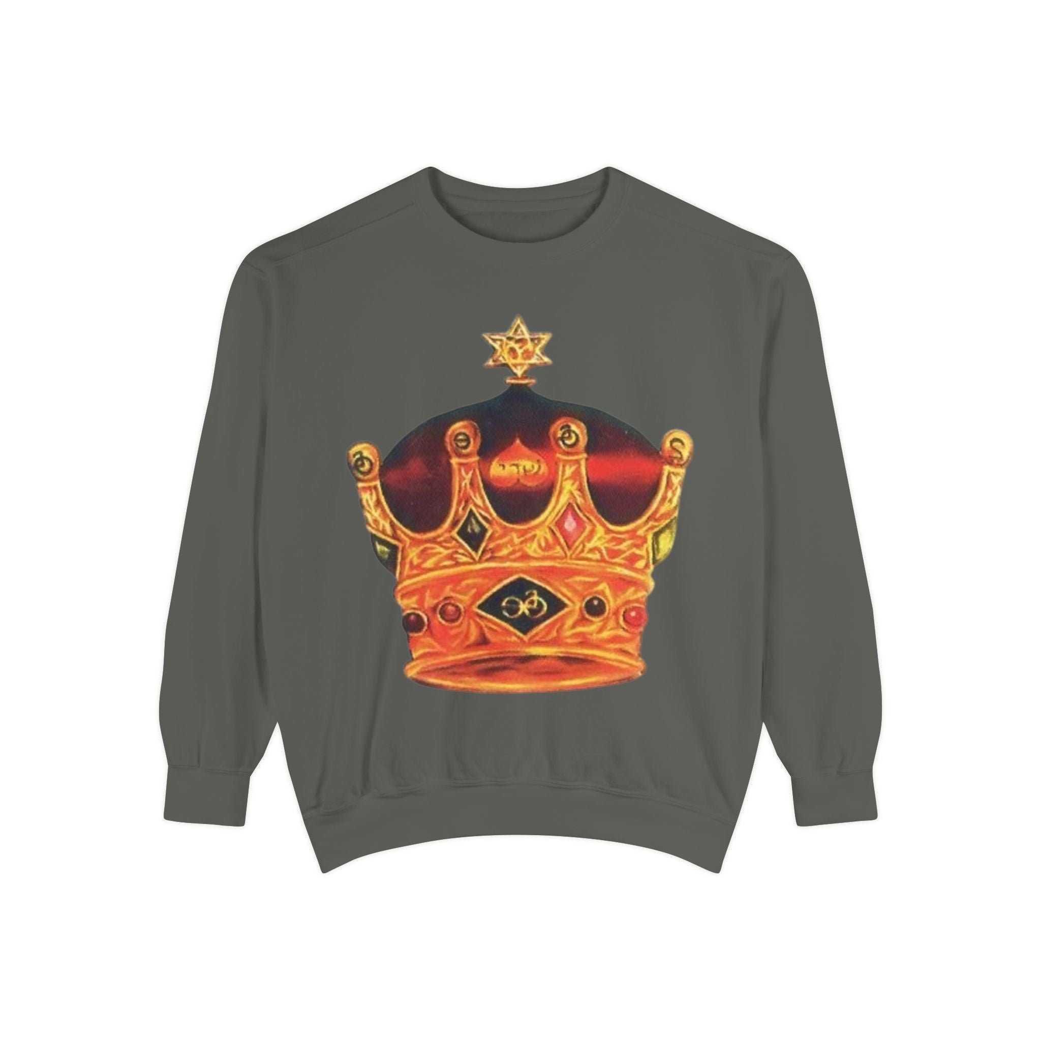 Crown Graphic Unisex Sweatshirt - Stylish & Comfortable