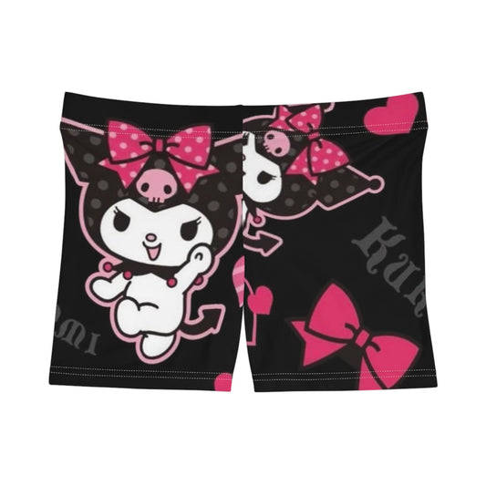 Cute Kawaii Women's Shorts with Bow Design