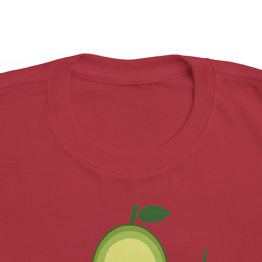 Cute Vegan Toddler Tee, Playful Avocado Shirt, Kid's Eco-Friendly T-Shirt, Gift for Vegan Families, Fun Everyday Wear