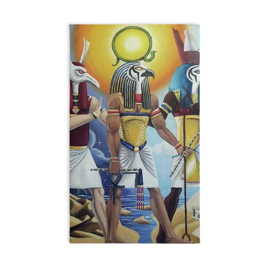 Egyptian Mythology Hand Towel | Vibrant Art Towel for Home Decor, Gift for Art Lovers, Egyptian Themed, Unique Housewarming Present