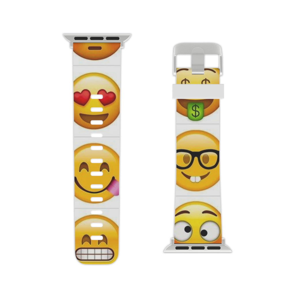 Emoji Watch Band for Apple Watch - Fun & Stylish, Perfect Gift for All Occasions, Trendy Accessory, Wonderful Birthday Present, Holiday