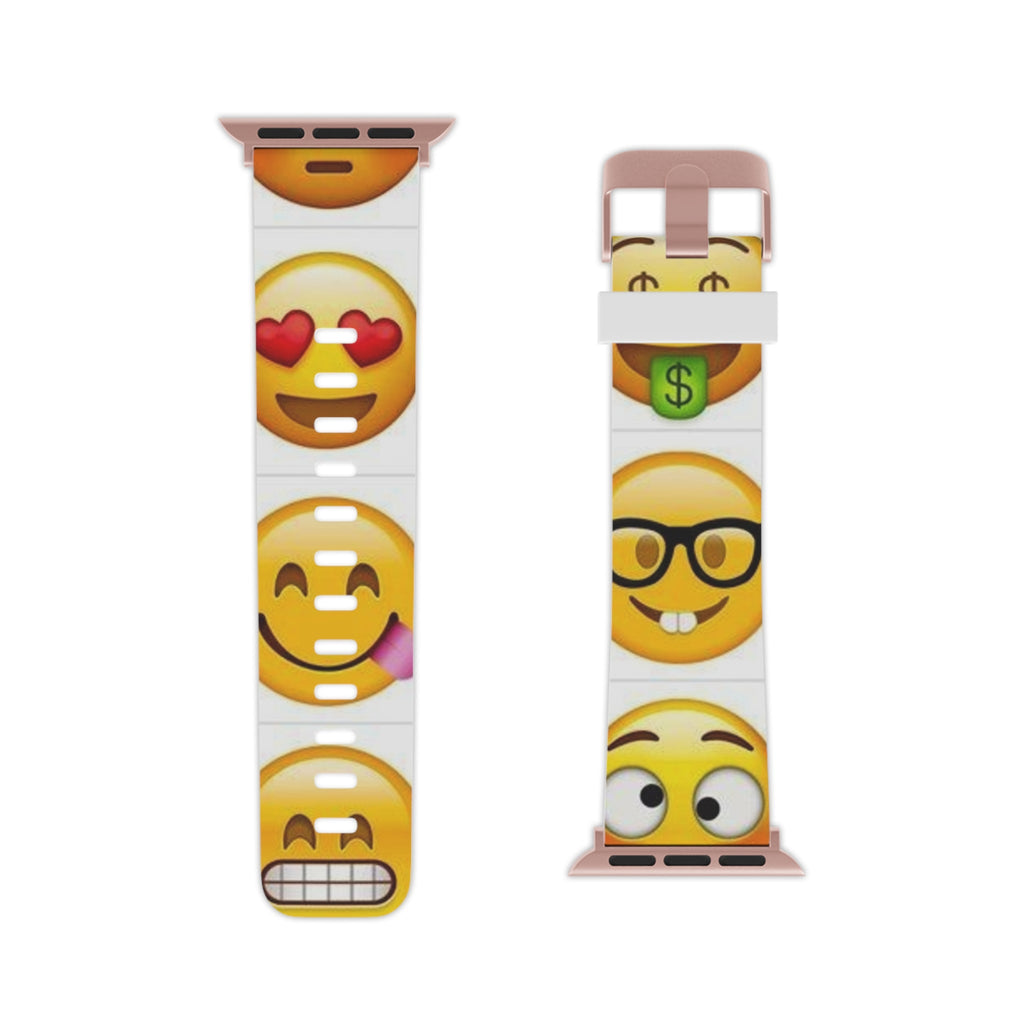 Emoji Watch Band for Apple Watch - Fun & Stylish, Perfect Gift for All Occasions, Trendy Accessory, Wonderful Birthday Present, Holiday